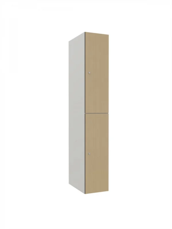 Modular metal cabinet with HPL