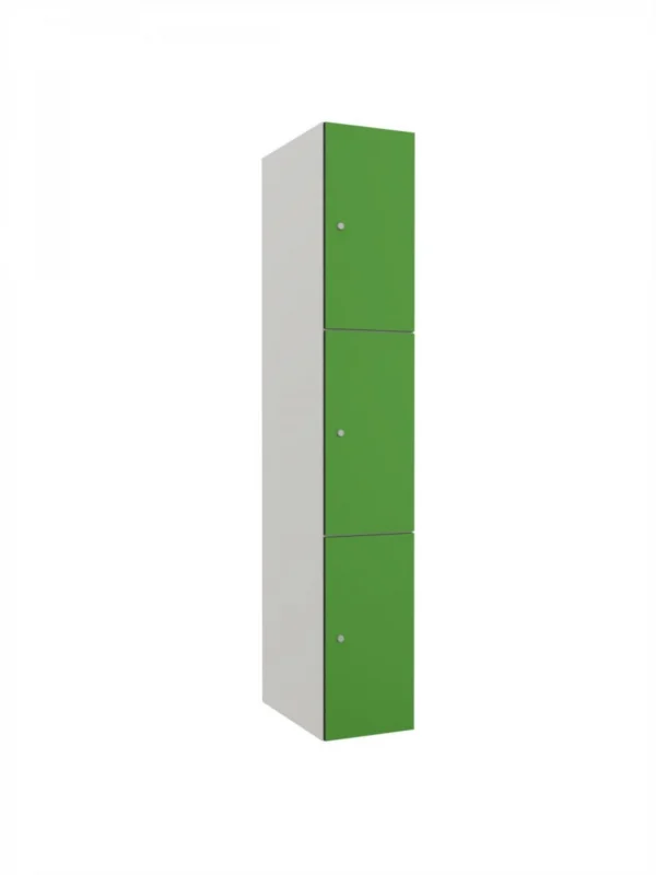 Modular metal cabinet with HPL