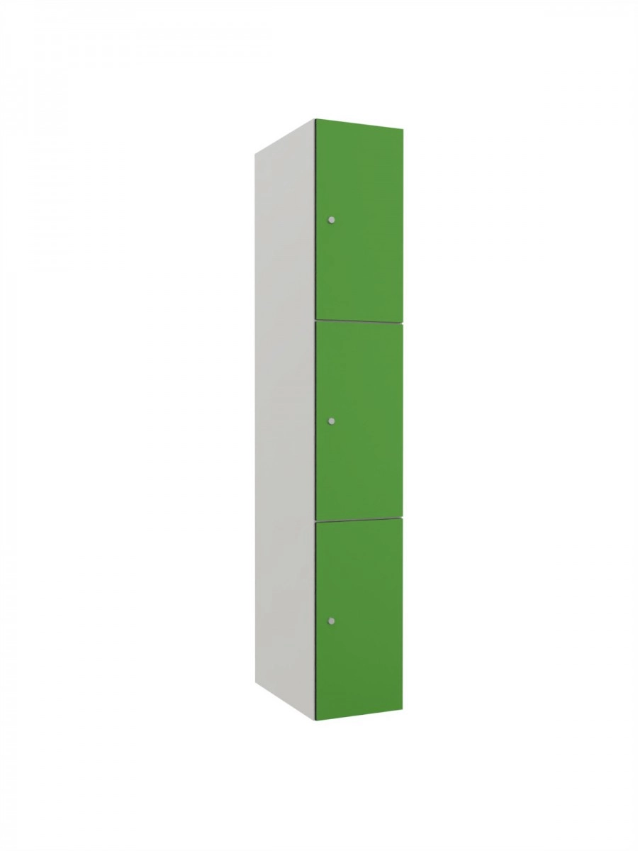 Modular metal cabinet with HPL