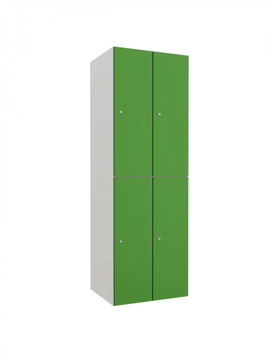 Metal cabinets with HPL