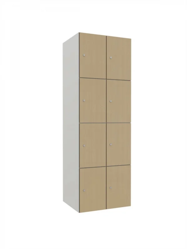 Modular metal cabinet with HPL - Combo 4 levels