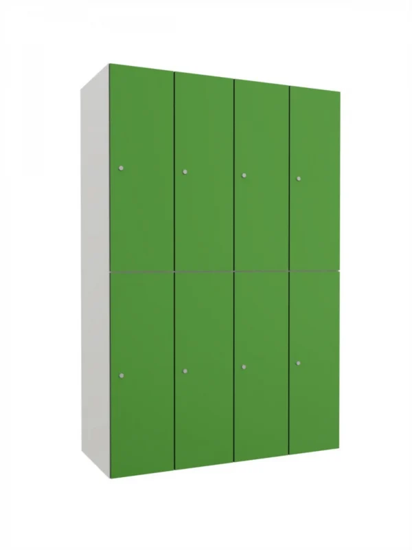 Metal cabinets with HPL