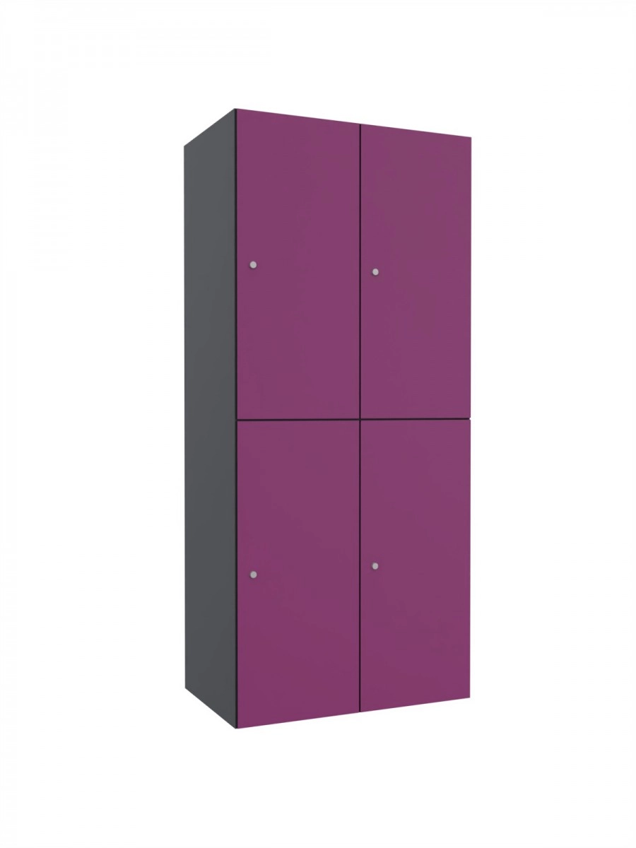 Metal cabinets with HPL