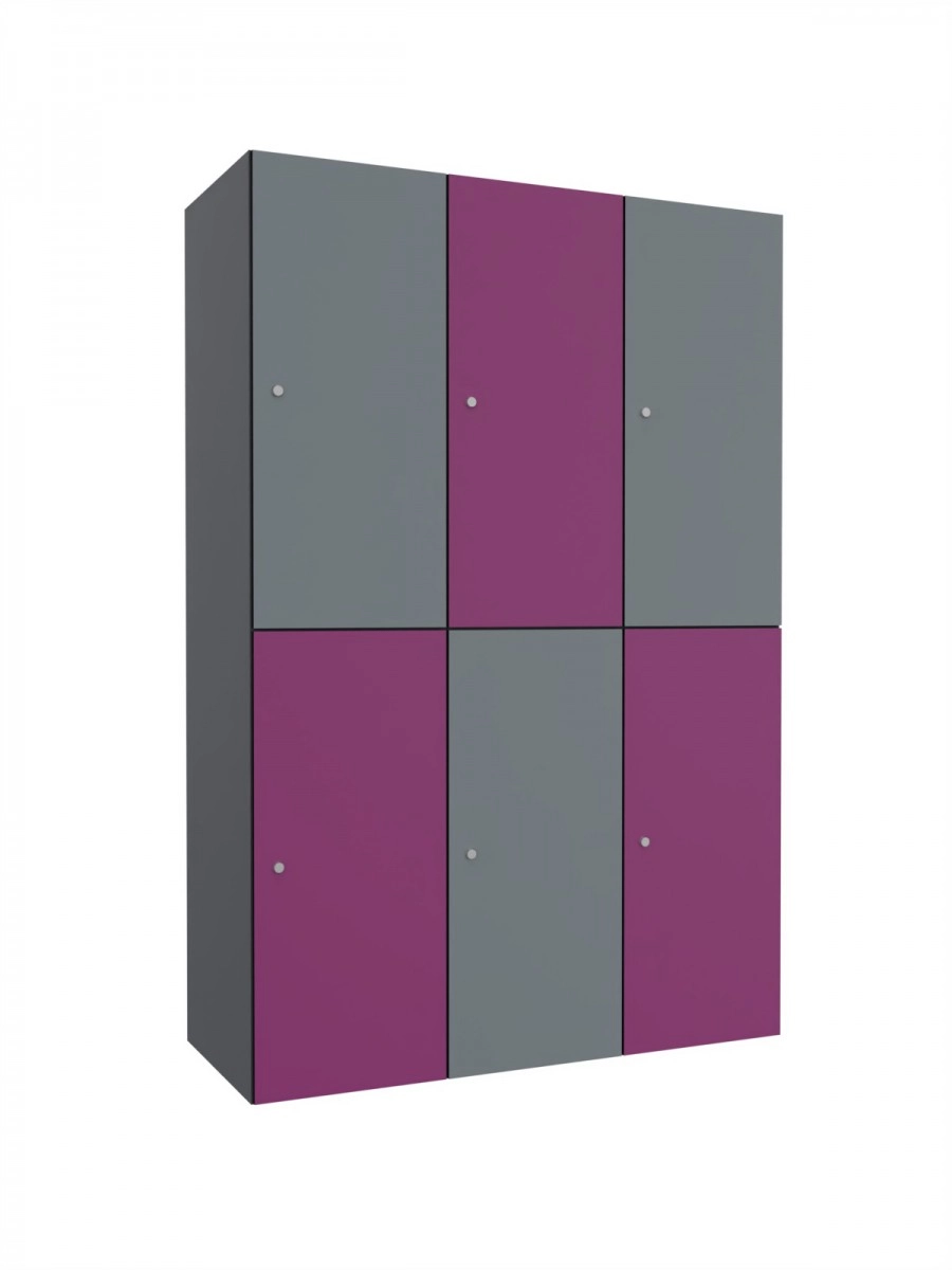 Metal cabinets with HPL