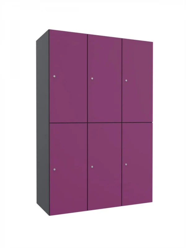 Metal cabinets with HPL