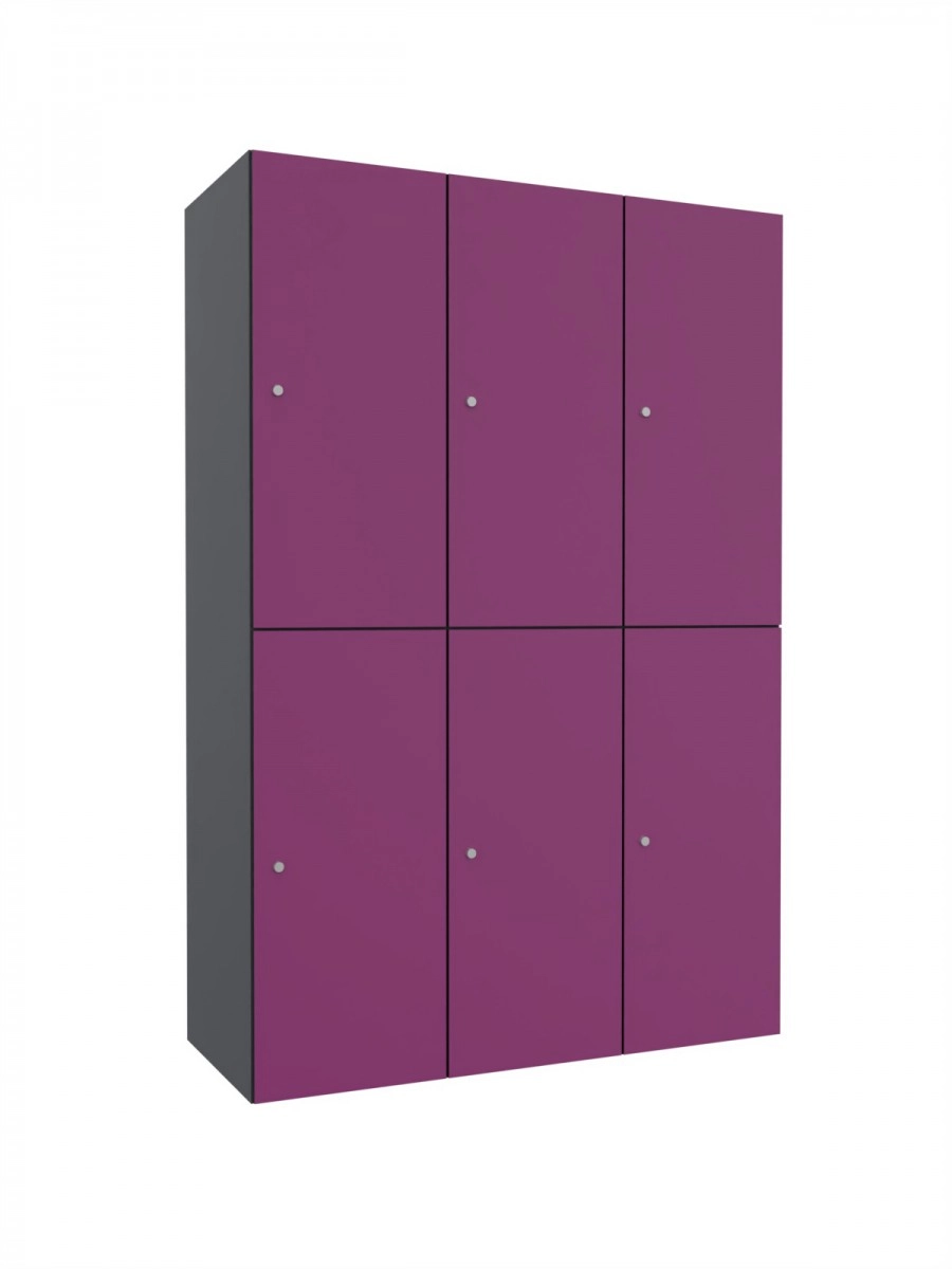 Metal cabinets with HPL