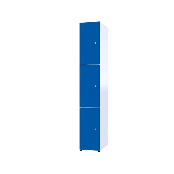 Modular metal cabinet with HPL
