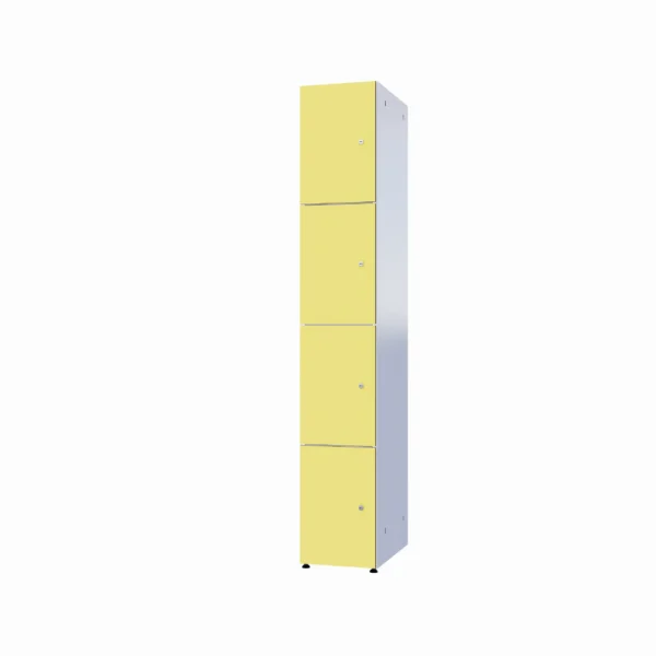 Modular metal cabinet with HPL - Combo 4 levels