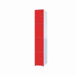 Modular metal cabinet with HPL - Combo 4 levels