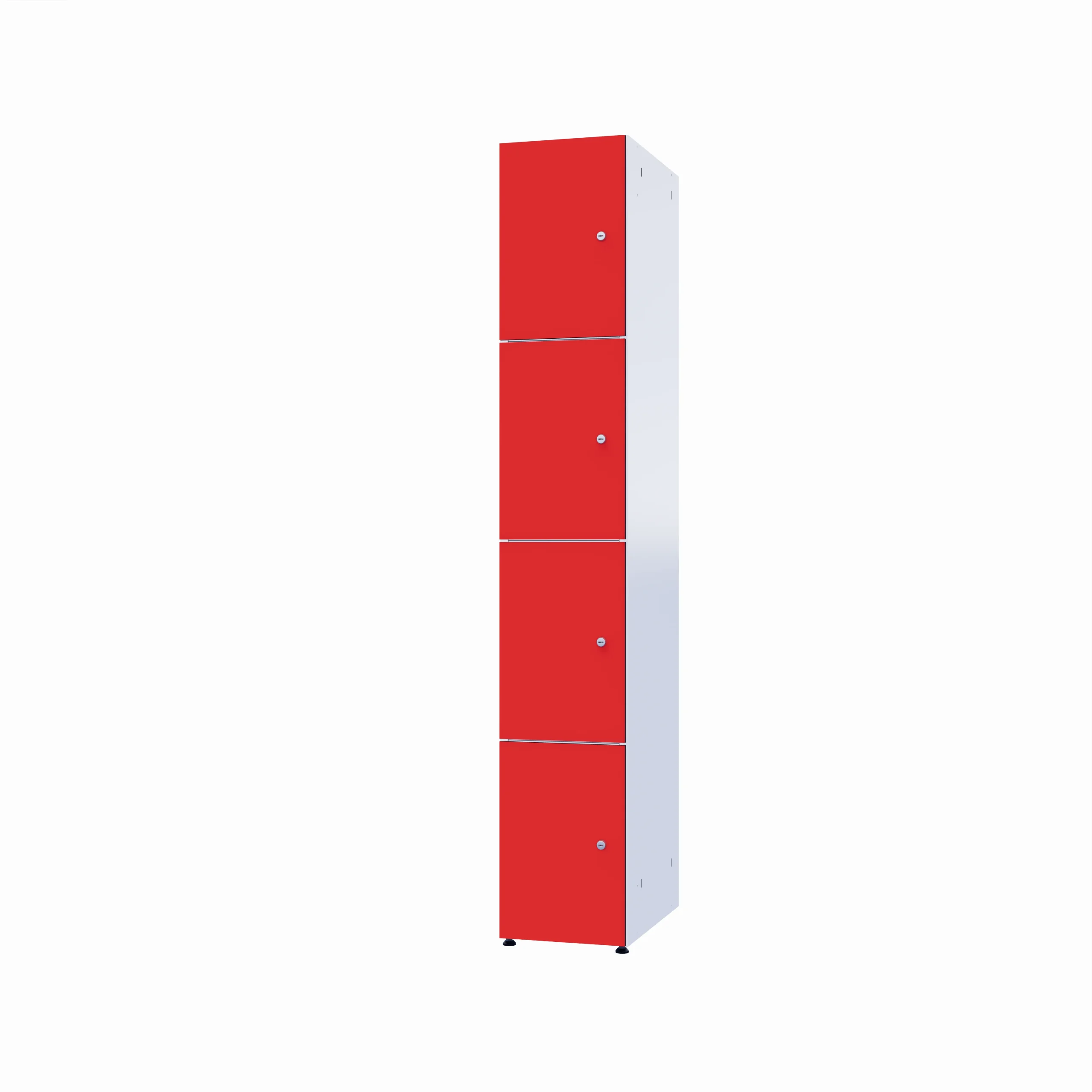 Modular metal cabinet with HPL