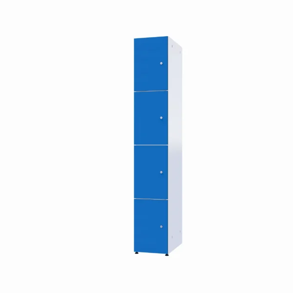 Modular metal cabinet with HPL - Combo 4 levels
