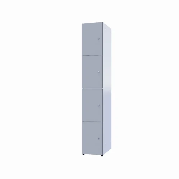 Modular metal cabinet with HPL - Combo 4 levels