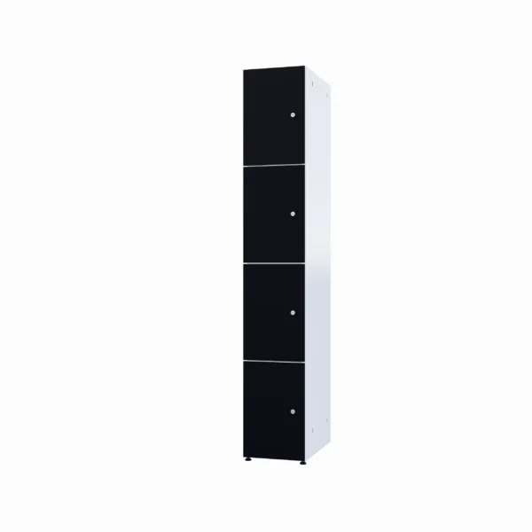 Modular metal cabinet with HPL - Combo 4 levels