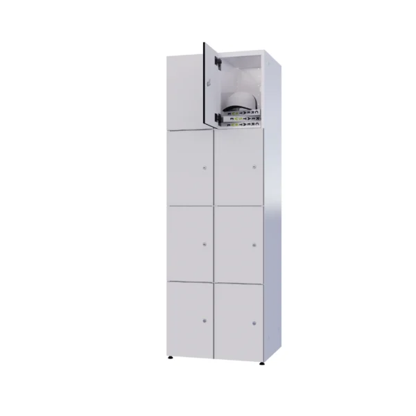 Modular metal cabinet with HPL - Combo 4 levels