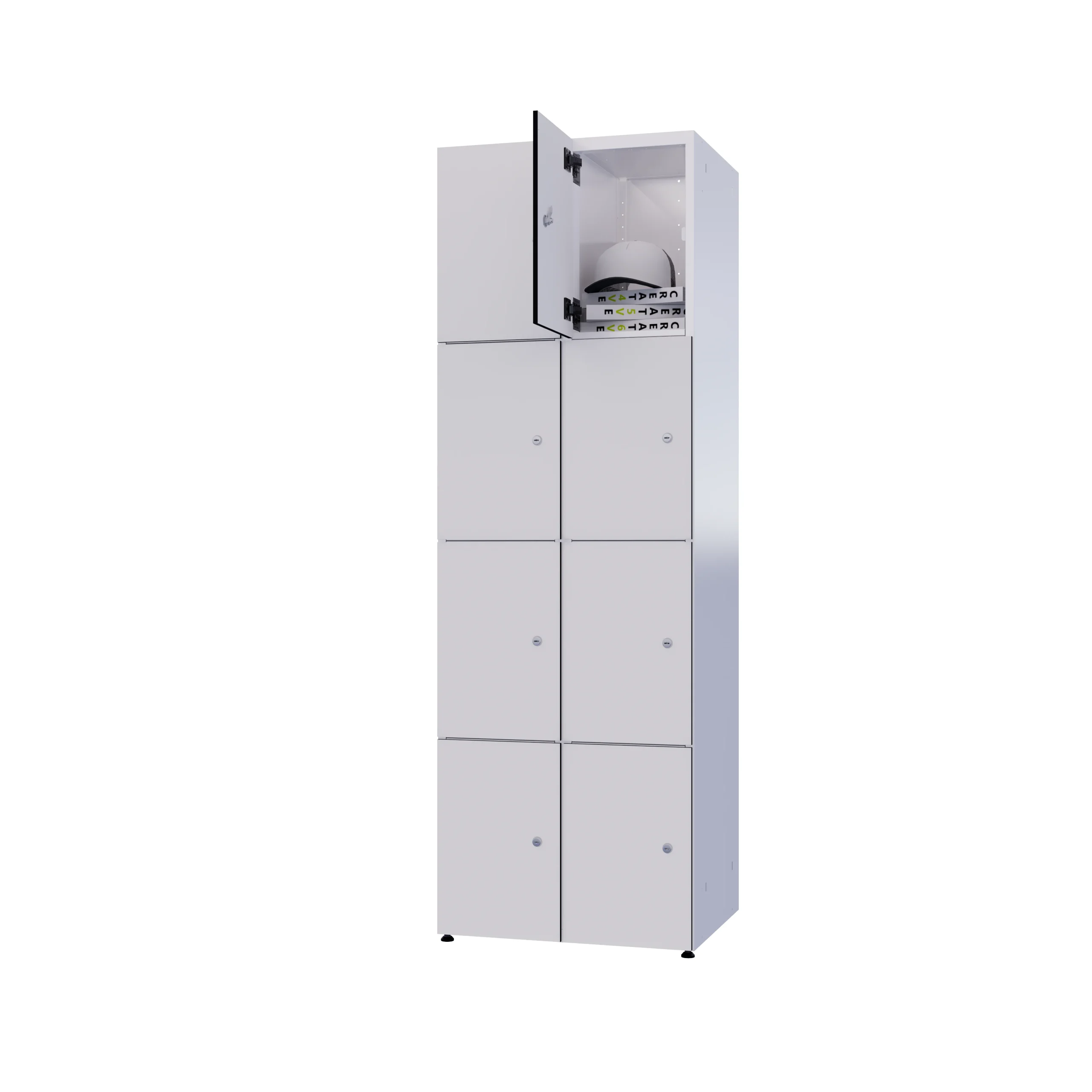Modular metal cabinet with HPL - Combo 4 levels - Image 33