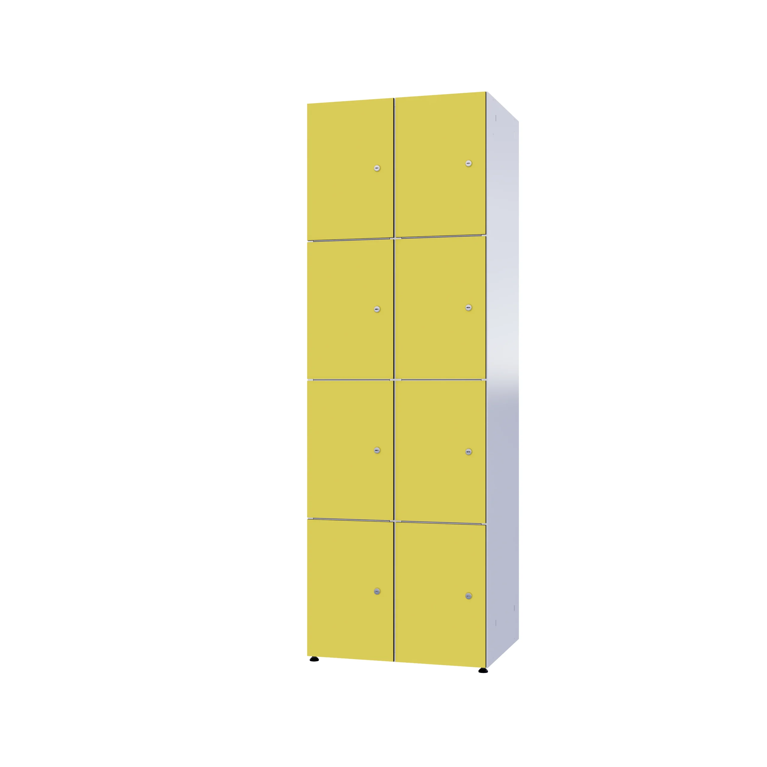 Modular metal cabinet with HPL - Combo 4 levels - Image 44