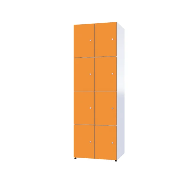 Modular metal cabinet with HPL - Combo 4 levels