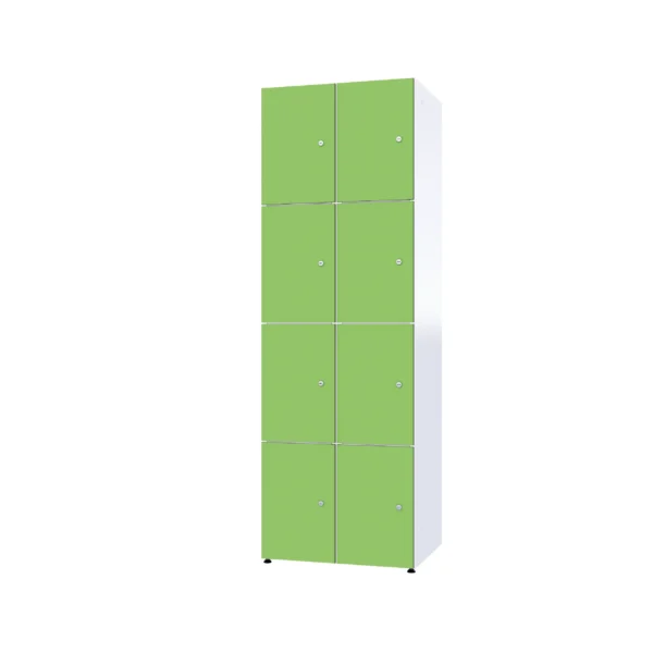 Modular metal cabinet with HPL - Combo 4 levels