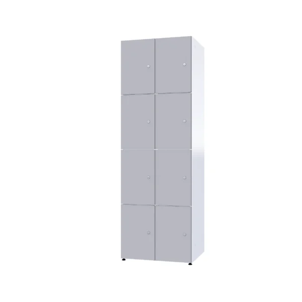 Modular metal cabinet with HPL - Combo 4 levels