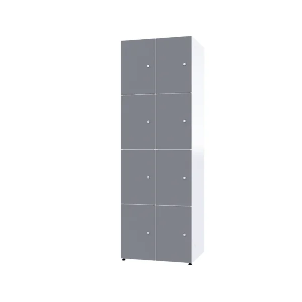 Modular metal cabinet with HPL - Combo 4 levels