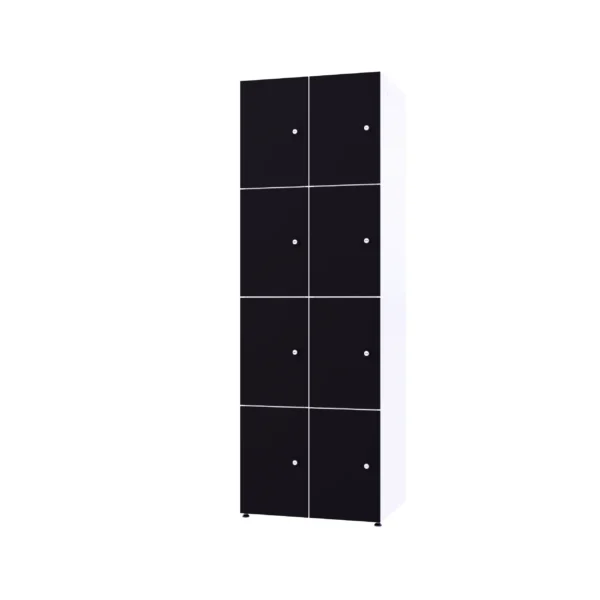Modular metal cabinet with HPL - Combo 4 levels
