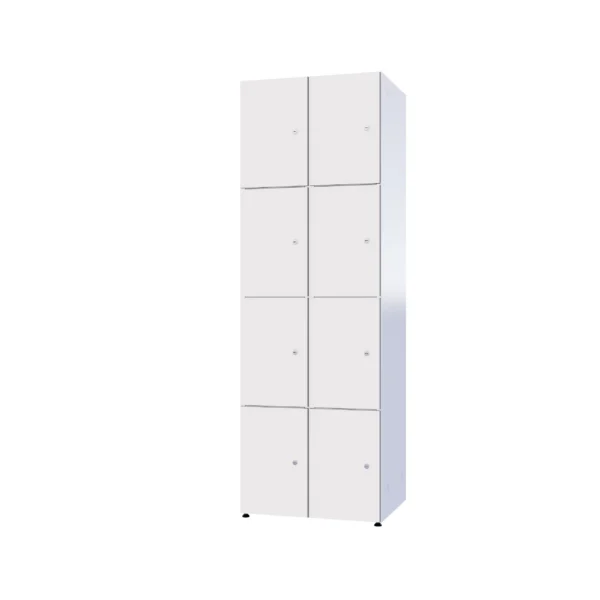 Modular metal cabinet with HPL - Combo 4 levels
