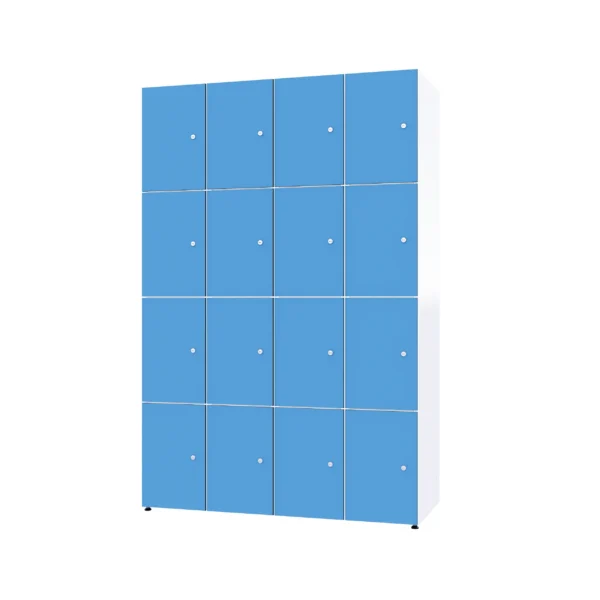 Modular metal cabinet with HPL - Combo 4 levels