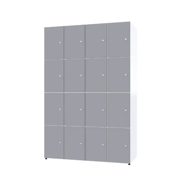 Modular metal cabinet with HPL - Combo 4 levels