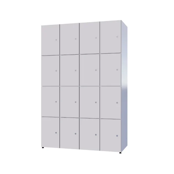 Modular metal cabinet with HPL - Combo 4 levels