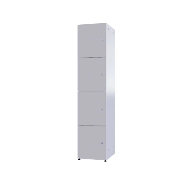 Modular metal cabinet with HPL - Combo 4 levels