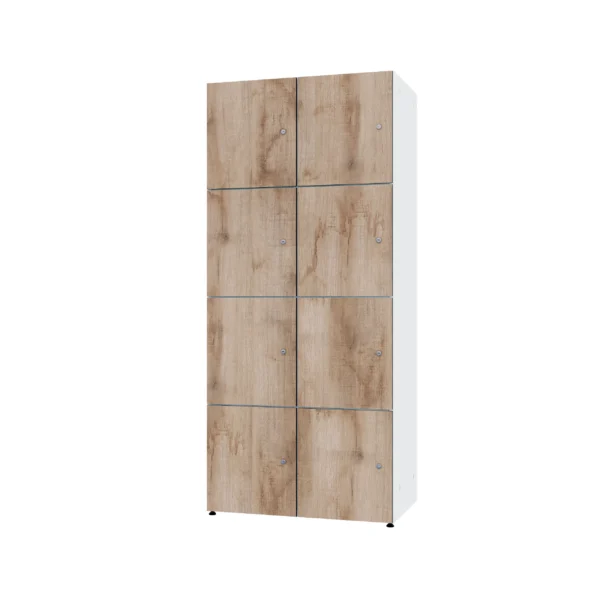 Modular metal cabinet with HPL - Combo 4 levels