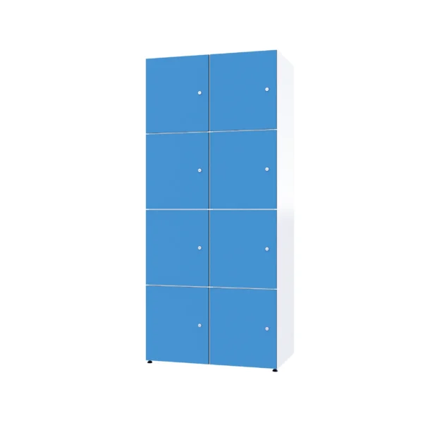 Modular metal cabinet with HPL - Combo 4 levels
