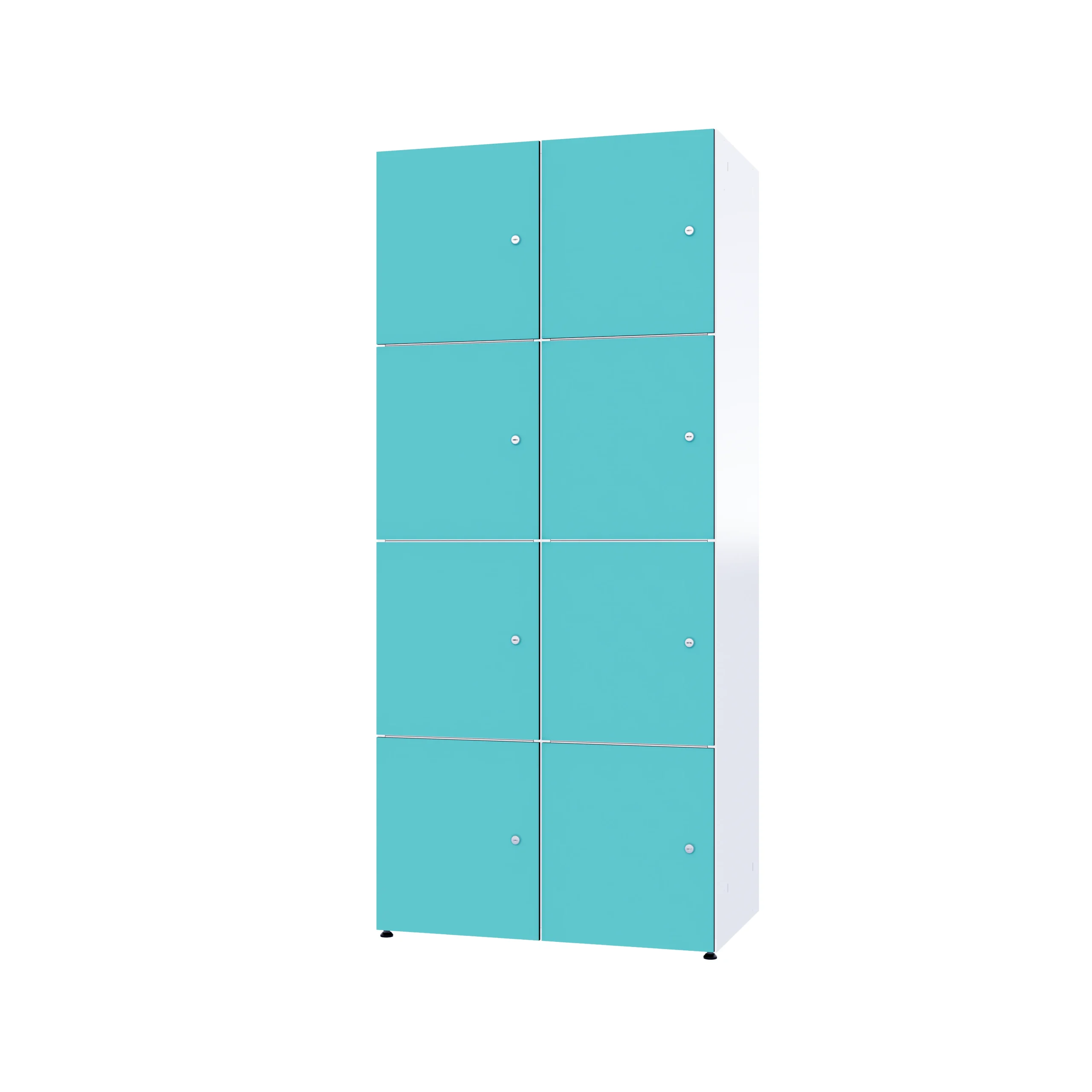 Modular metal cabinet with HPL - Combo 4 levels - Image 54