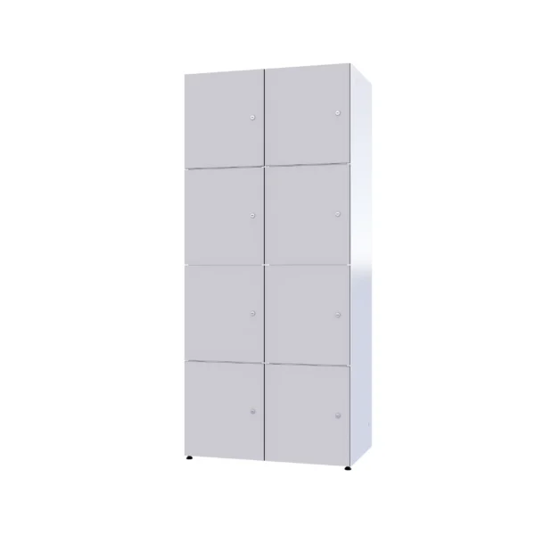 Modular metal cabinet with HPL - Combo 4 levels