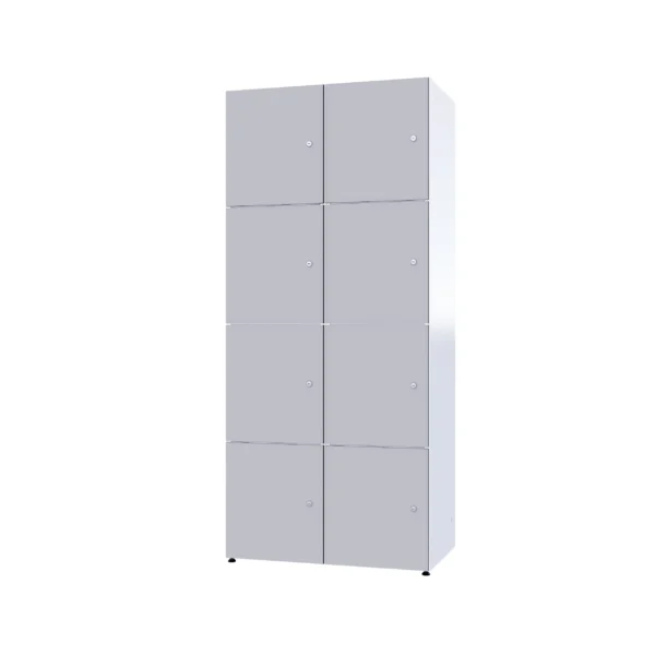 Modular metal cabinet with HPL - Combo 4 levels