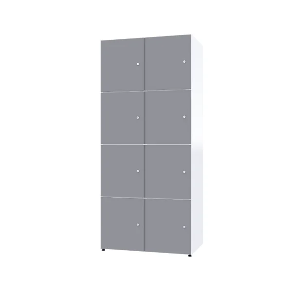 Modular metal cabinet with HPL - Combo 4 levels
