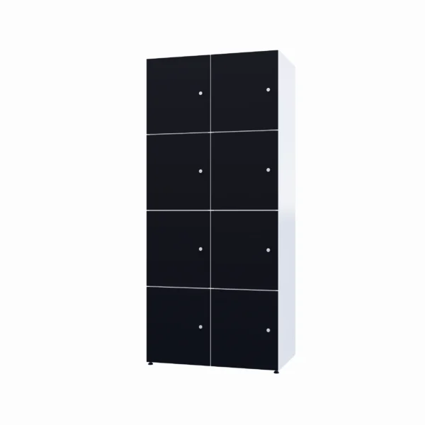Modular metal cabinet with HPL - Combo 4 levels