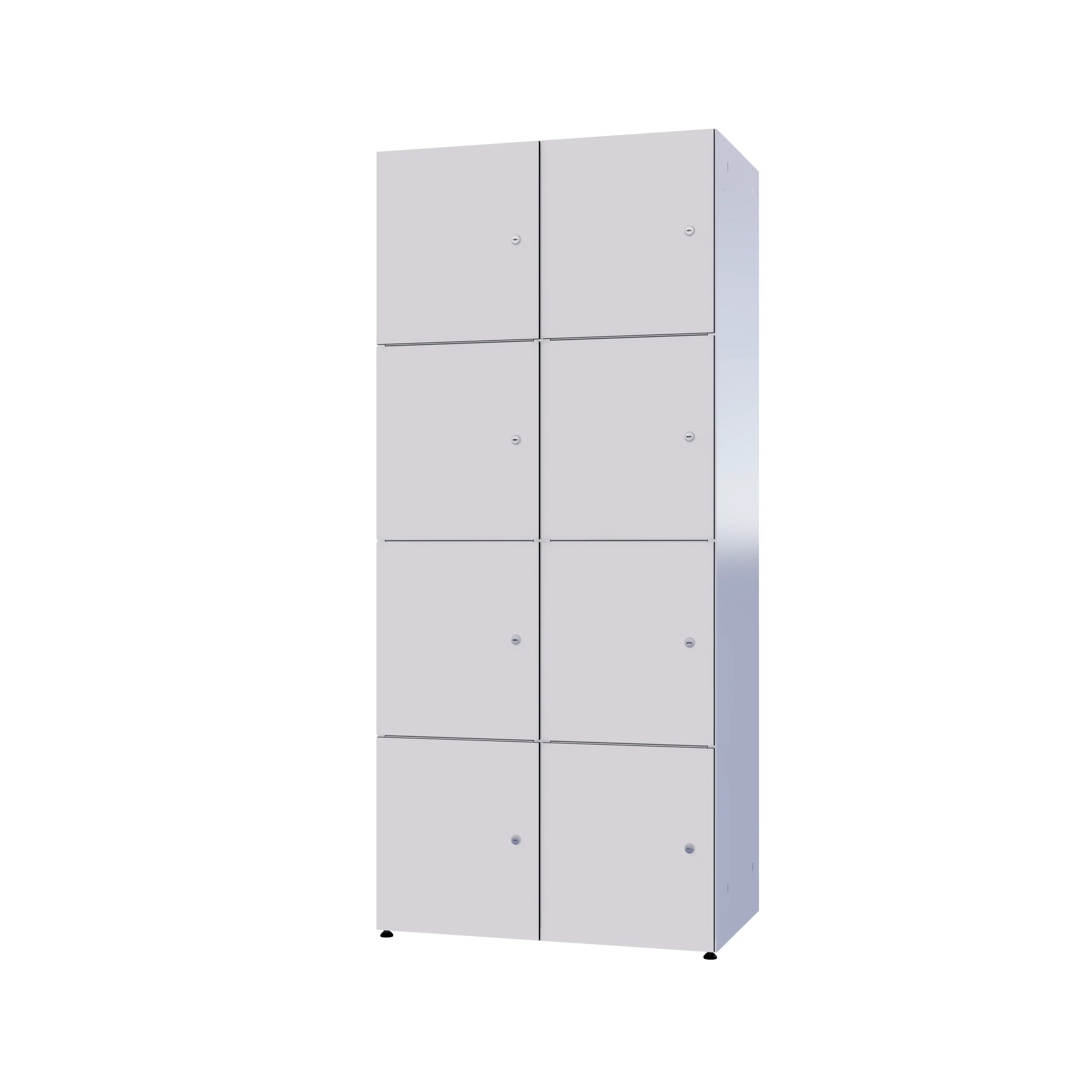 Modular metal cabinet with HPL - Combo 4 levels - Image 49