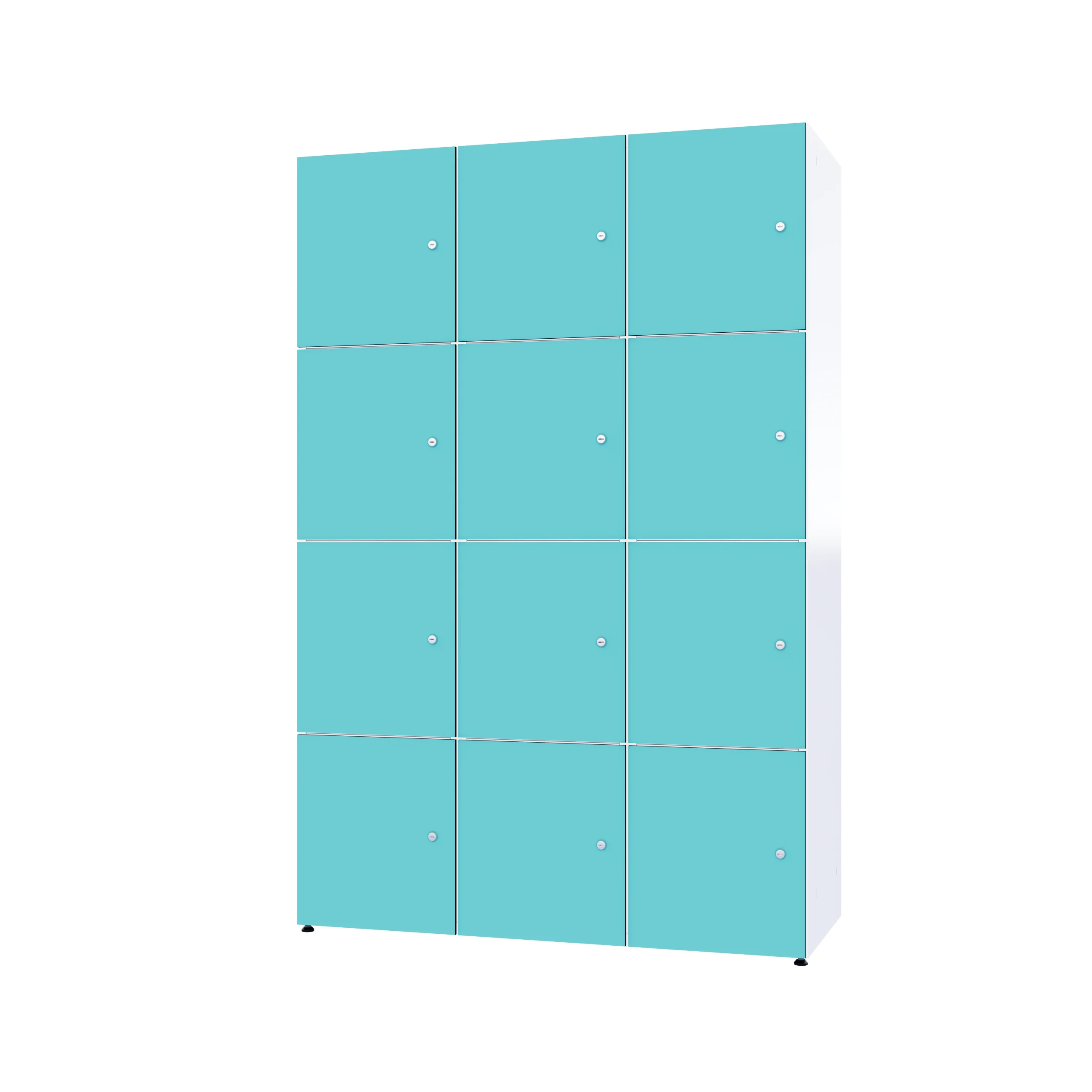 Modular metal cabinet with HPL - Combo 4 levels - Image 86