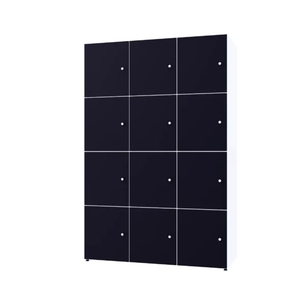 Modular metal cabinet with HPL - Combo 4 levels