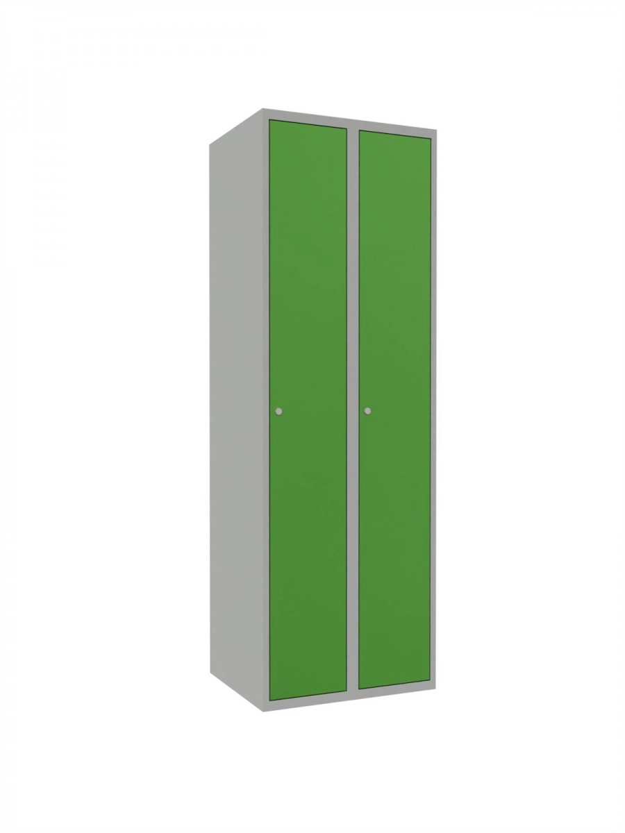 Metal closet cabinet