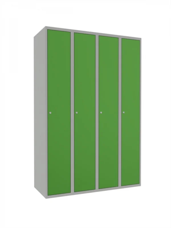 Metal closet cabinet