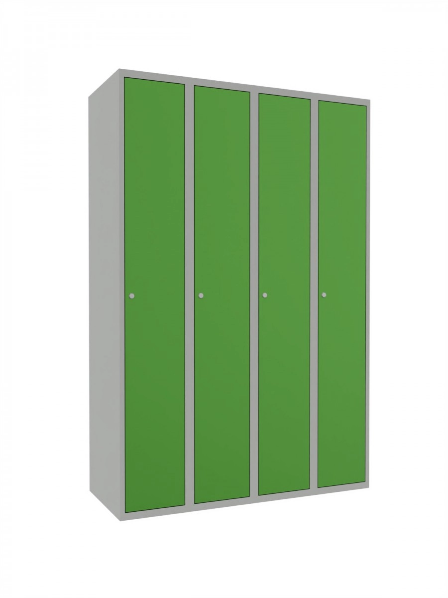 Metal closet cabinet