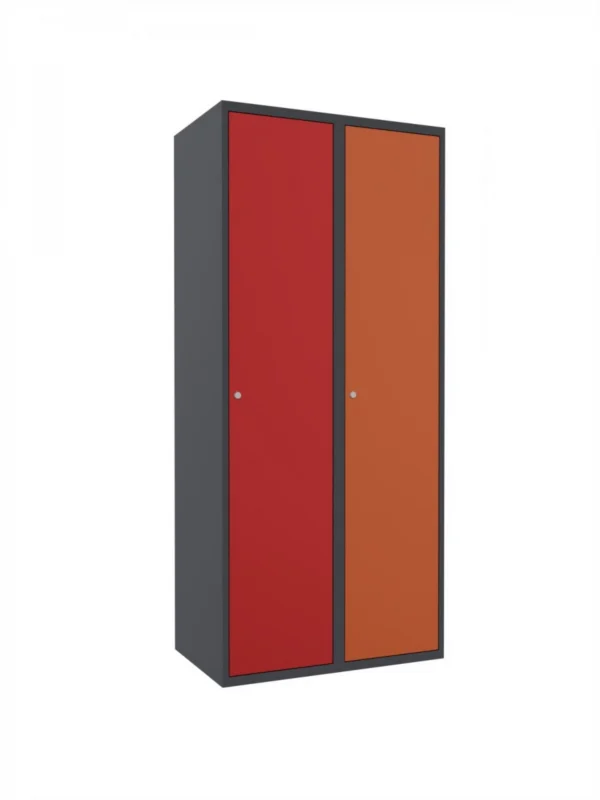Metal closet cabinet