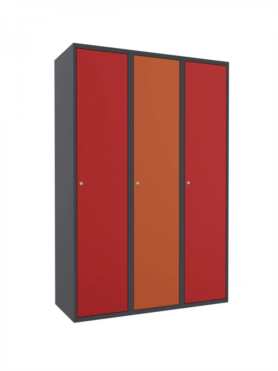 Metal closet cabinet