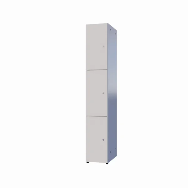 Modular metal cabinet with wood