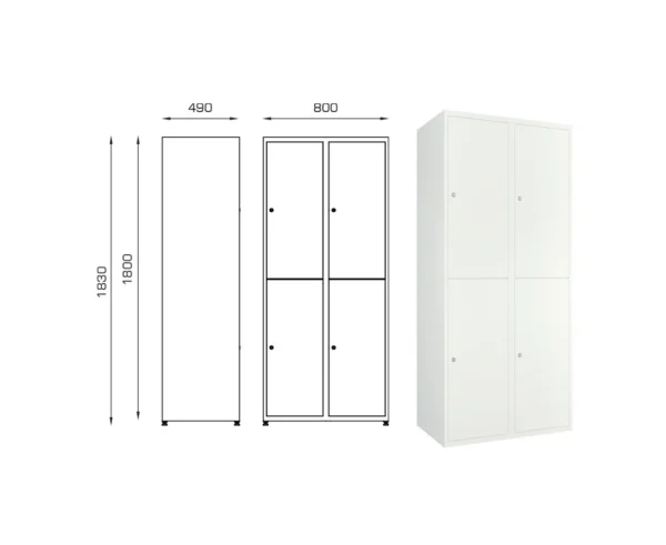 Metal school lockers - Vela