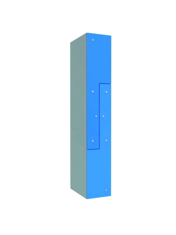 Modular metal cabinet with glass