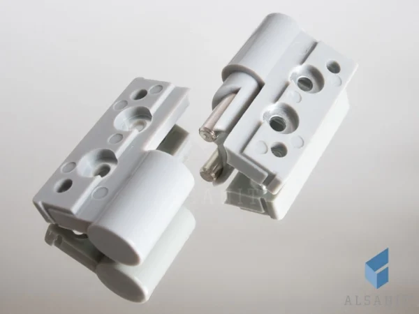 Hinge for toilet cubicles 10-28mm, gray TAUCETI