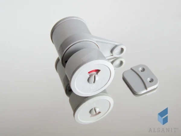 Set of fittings for 10-12mm SOLARI toilet cubicles